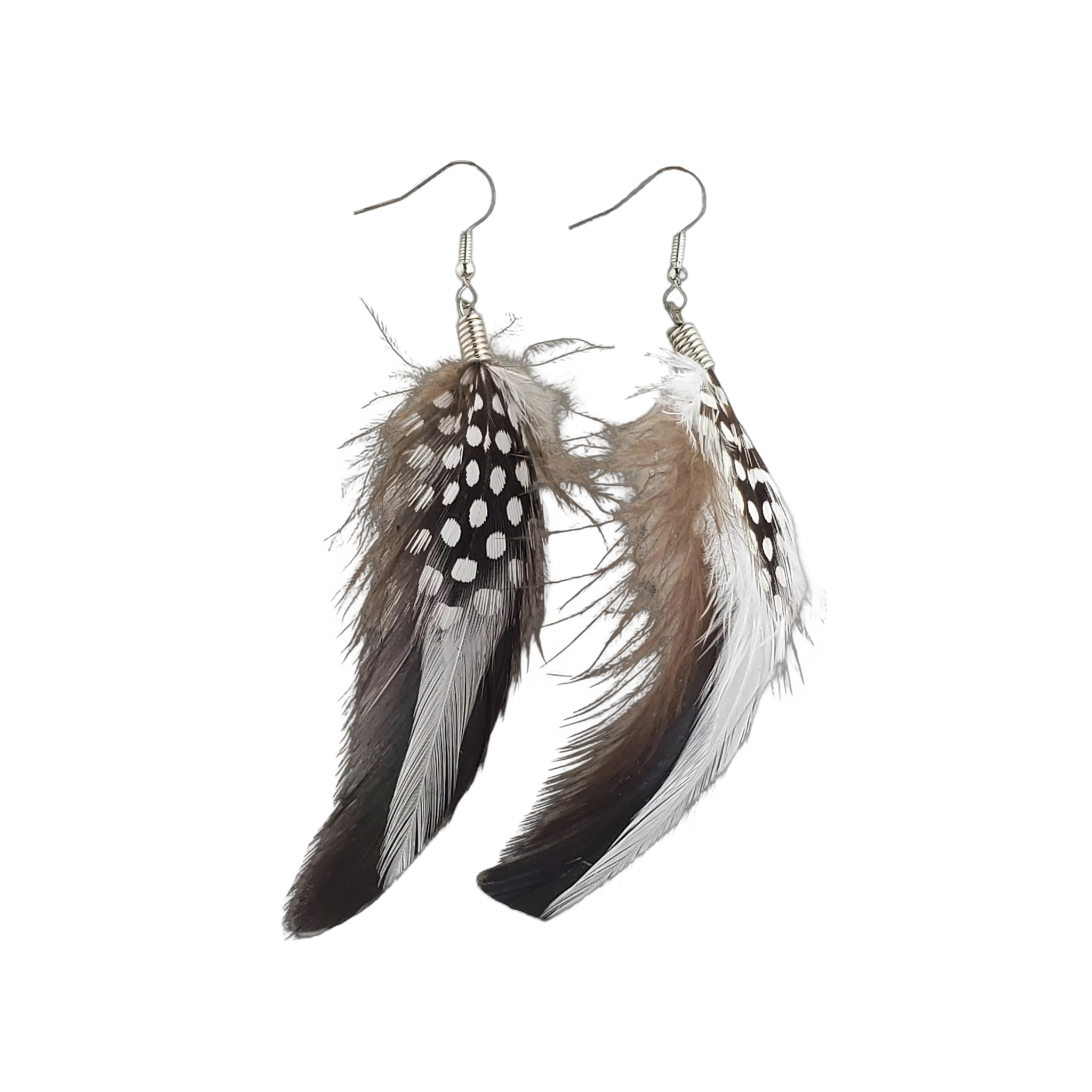 Natural Feather Earrings